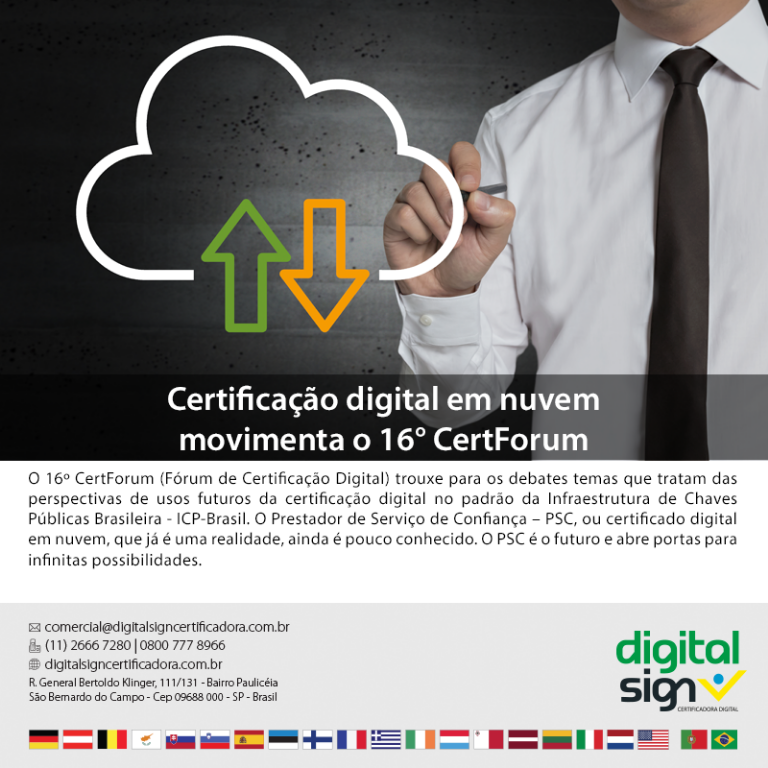 Certificação digital em nuvem movimenta o 16º CertForum